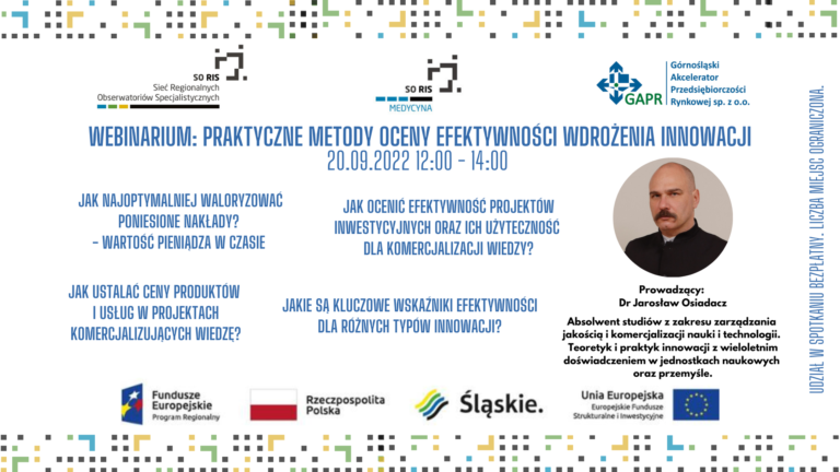 GAPR - Praktyczne metody oceny efektywności wdrożenia innowacji.